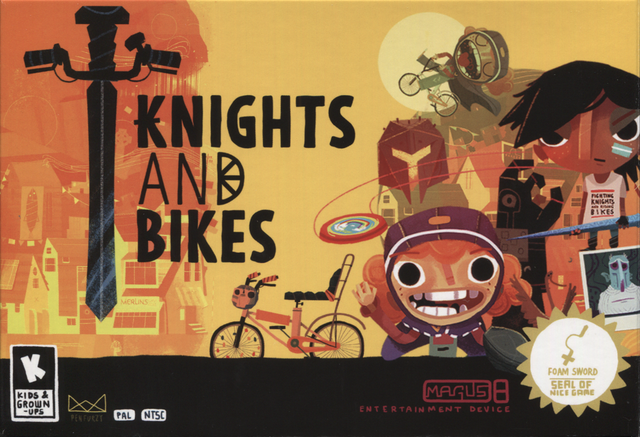 Game cover: Knights and Bikes