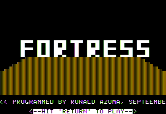 Game cover: Fortress