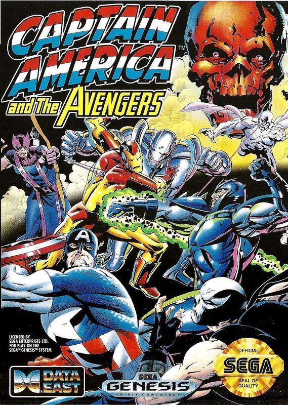 Game cover: Captain America and the Avengers