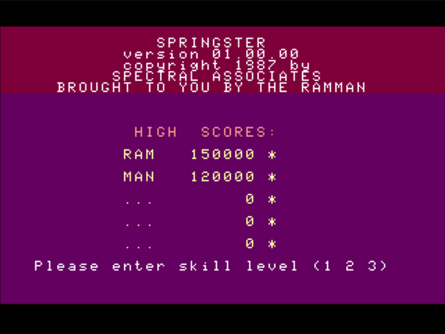 Game cover: Springster