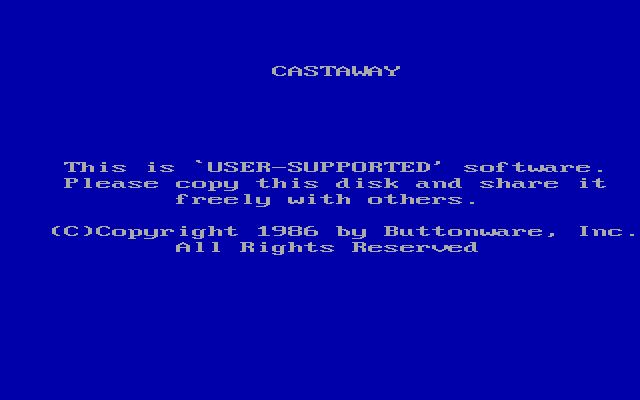 Game cover: Castaway