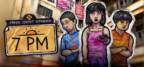 Game cover: Paper Ghost Stories: 7PM