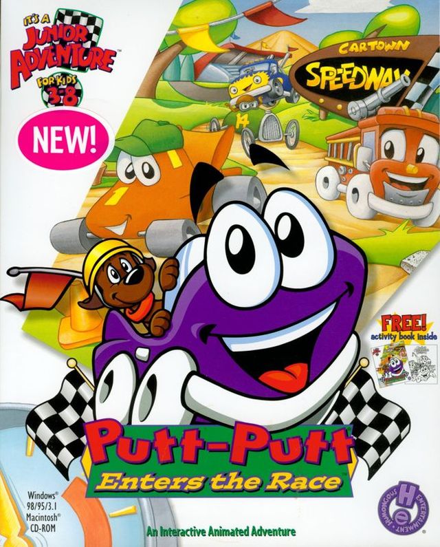 Game cover: Putt-Putt Enters the Race