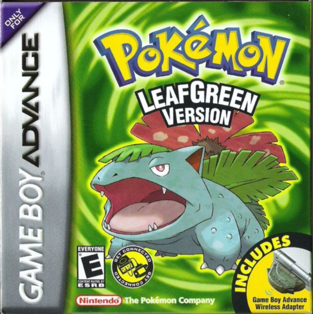 Game cover: Pokémon LeafGreen Version