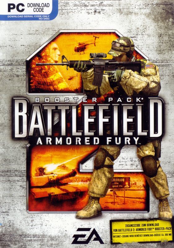 Game cover: Battlefield 2: Booster Pack - Armored Fury