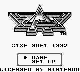 Game cover: Chikyū Kaihō Gun ZAS