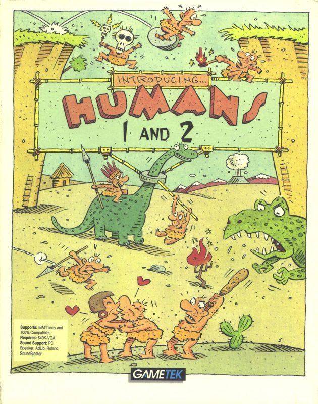 Game cover: Humans 1 and 2